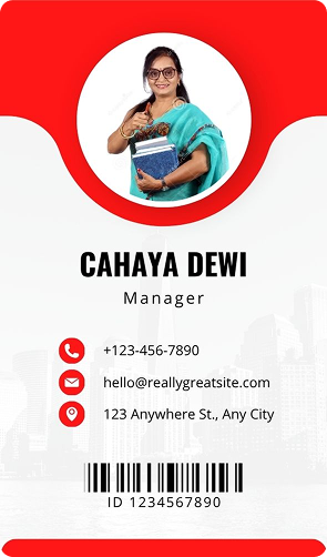 Student ID Card - Design 2 - Front